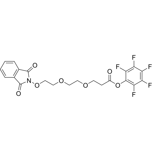 NHPI-PEG2-C2-Pfp ester 2101206-47-5